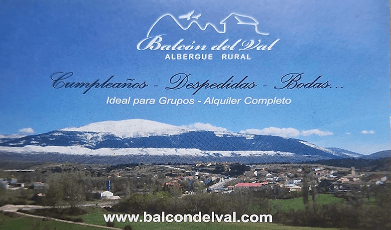 Balcón del Val, albergue.